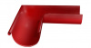 Угол желоба внешний 90 гр.125/90 ПО Ral 3011 Grand Line
